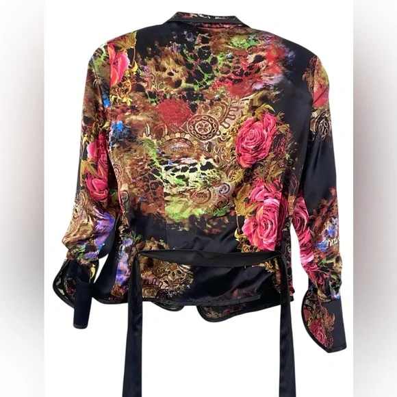 Cartise floral boho jacket. Size 12 GUC - Picture 6 of 9
